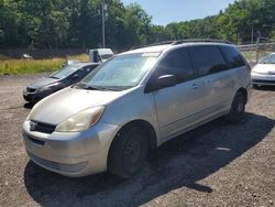 Salvage cars for sale from Copart Finksburg, MD: 2004 Toyota Sienna CE