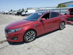 Salvage cars for sale from Copart Bakersfield, CA: 2015 KIA Optima SX
