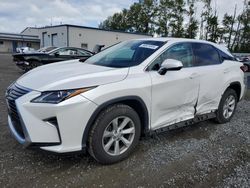Salvage cars for sale from Copart Arlington, WA: 2017 Lexus RX 350 Base