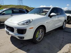 Porsche salvage cars for sale: 2017 Porsche Cayenne SE Hybrid Platinum