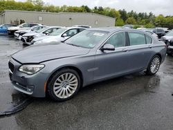 BMW salvage cars for sale: 2013 BMW 740 LXI
