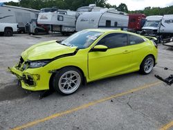 Salvage cars for sale from Copart Rogersville, MO: 2019 Honda Civic SI