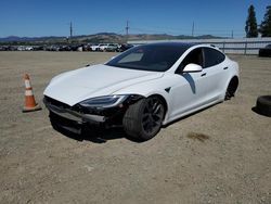 Vehiculos salvage en venta de Copart Vallejo, CA: 2021 Tesla Model S