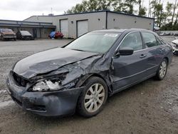 Honda Accord salvage cars for sale: 2007 Honda Accord EX