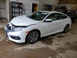 Honda salvage cars for sale: 2016 Honda Civic EX