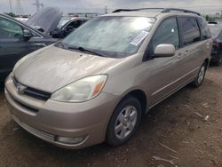 Vehiculos salvage en venta de Copart Elgin, IL: 2004 Toyota Sienna XLE