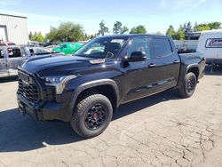Salvage cars for sale from Copart Woodburn, OR: 2023 Toyota Tundra Crewmax Limited