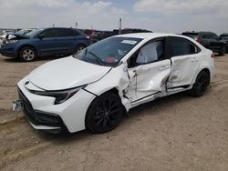 Salvage cars for sale from Copart Amarillo, TX: 2023 Toyota Corolla SE