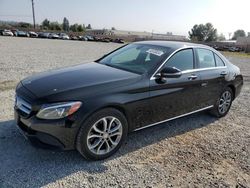 Salvage cars for sale from Copart Mentone, CA: 2015 Mercedes-Benz C 300 4matic