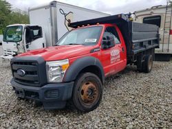 Salvage cars for sale from Copart West Warren, MA: 2016 Ford F550 Super Duty