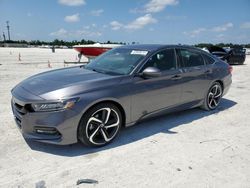 Salvage cars for sale from Copart Arcadia, FL: 2018 Honda Accord Sport