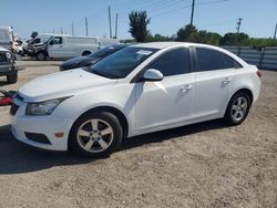 Chevrolet salvage cars for sale: 2012 Chevrolet Cruze LT