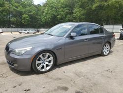 BMW 535 i salvage cars for sale: 2010 BMW 535 I