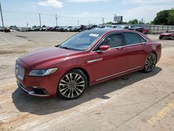 Lincoln salvage cars for sale: 2017 Lincoln Continental Reserve