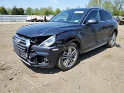 Salvage cars for sale from Copart Windsor, NJ: 2018 Audi Q5 Prestige