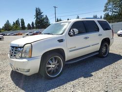 Cadillac salvage cars for sale: 2007 Cadillac Escalade Luxury