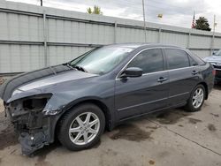 Honda Accord EX salvage cars for sale: 2004 Honda Accord EX