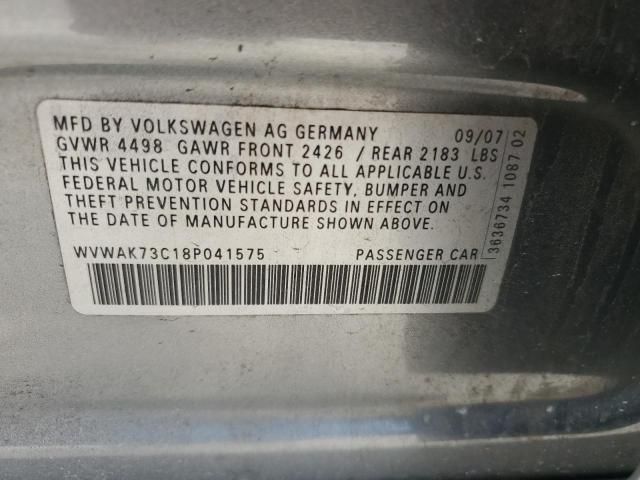 2008 Volkswagen Passat Komfort