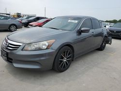 Honda salvage cars for sale: 2012 Honda Accord LX