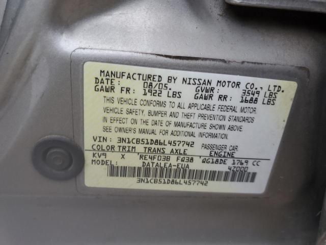 2006 Nissan Sentra 1.8