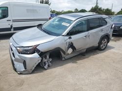 Salvage cars for sale from Copart Miami, FL: 2022 Toyota Rav4 XLE