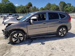 Salvage cars for sale from Copart Fort Pierce, FL: 2015 Honda CR-V Touring