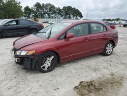 Honda salvage cars for sale: 2007 Honda Civic LX