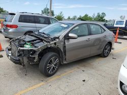 Salvage cars for sale from Copart Pekin, IL: 2016 Toyota Corolla L