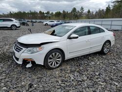 Salvage cars for sale from Copart Windham, ME: 2012 Volkswagen CC Sport