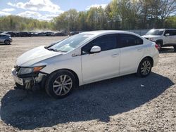 Honda salvage cars for sale: 2012 Honda Civic EX