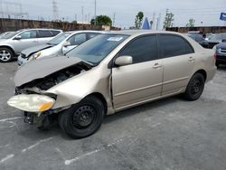 Salvage cars for sale from Copart Wilmington, CA: 2006 Toyota Corolla CE