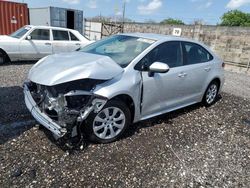 Toyota Corolla le salvage cars for sale: 2021 Toyota Corolla LE