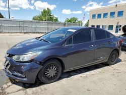 Chevrolet Cruze salvage cars for sale: 2016 Chevrolet Cruze LS