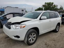 Vehiculos salvage en venta de Copart Opa Locka, FL: 2010 Toyota Highlander