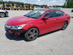 Vehiculos salvage en venta de Copart Dunn, NC: 2016 Honda Accord Sport