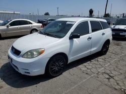 Salvage cars for sale from Copart Van Nuys, CA: 2005 Toyota Corolla Matrix XR