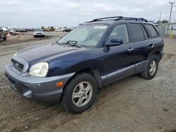 Hyundai salvage cars for sale: 2004 Hyundai Santa FE GLS