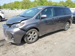 Toyota Sienna salvage cars for sale: 2019 Toyota Sienna SE