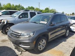 Salvage cars for sale from Copart Indianapolis, IN: 2015 Volkswagen Tiguan S