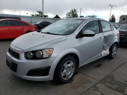 Chevrolet Sonic LS salvage cars for sale: 2013 Chevrolet Sonic LS