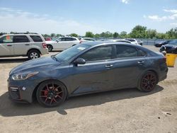 Salvage cars for sale from Copart London, ON: 2019 KIA Forte FE