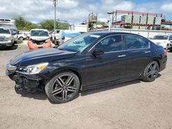 Honda salvage cars for sale: 2017 Honda Accord Sport