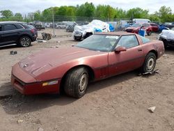 Chevrolet Corvette salvage cars for sale: 1986 Chevrolet Corvette