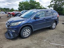 Honda crv salvage cars for sale: 2015 Honda CR-V EXL