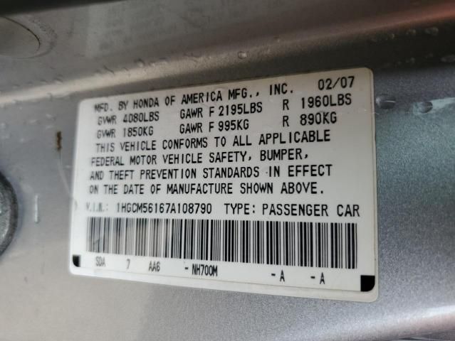 2007 Honda Accord Value