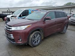 Salvage cars for sale from Copart Louisville, KY: 2018 Toyota Highlander SE