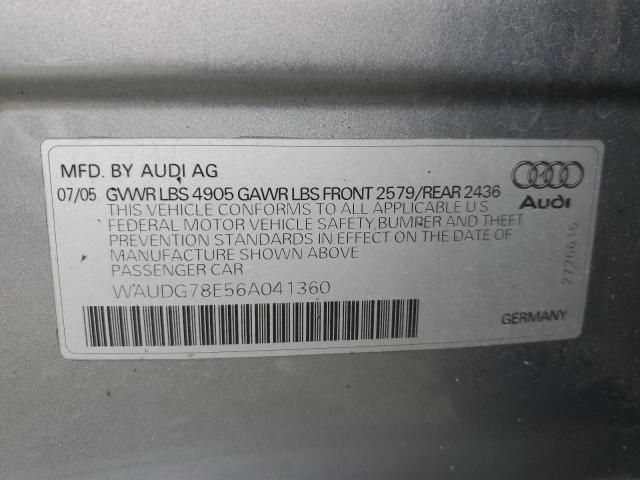 2006 Audi A4 3.2 Quattro