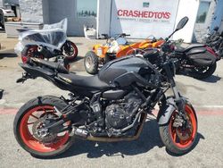 2021 Yamaha MT07 en venta en Rancho Cucamonga, CA