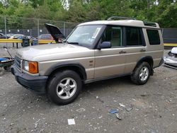 Land Rover Discovery Vehiculos salvage en venta: 2002 Land Rover Discovery II SD