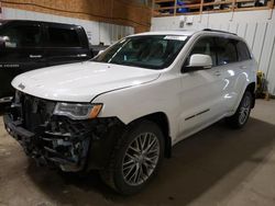 Salvage cars for sale from Copart Anchorage, AK: 2018 Jeep Grand Cherokee Summit